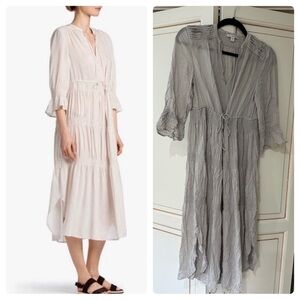 James Perse Pleated Farmcore Midi Dress (25)